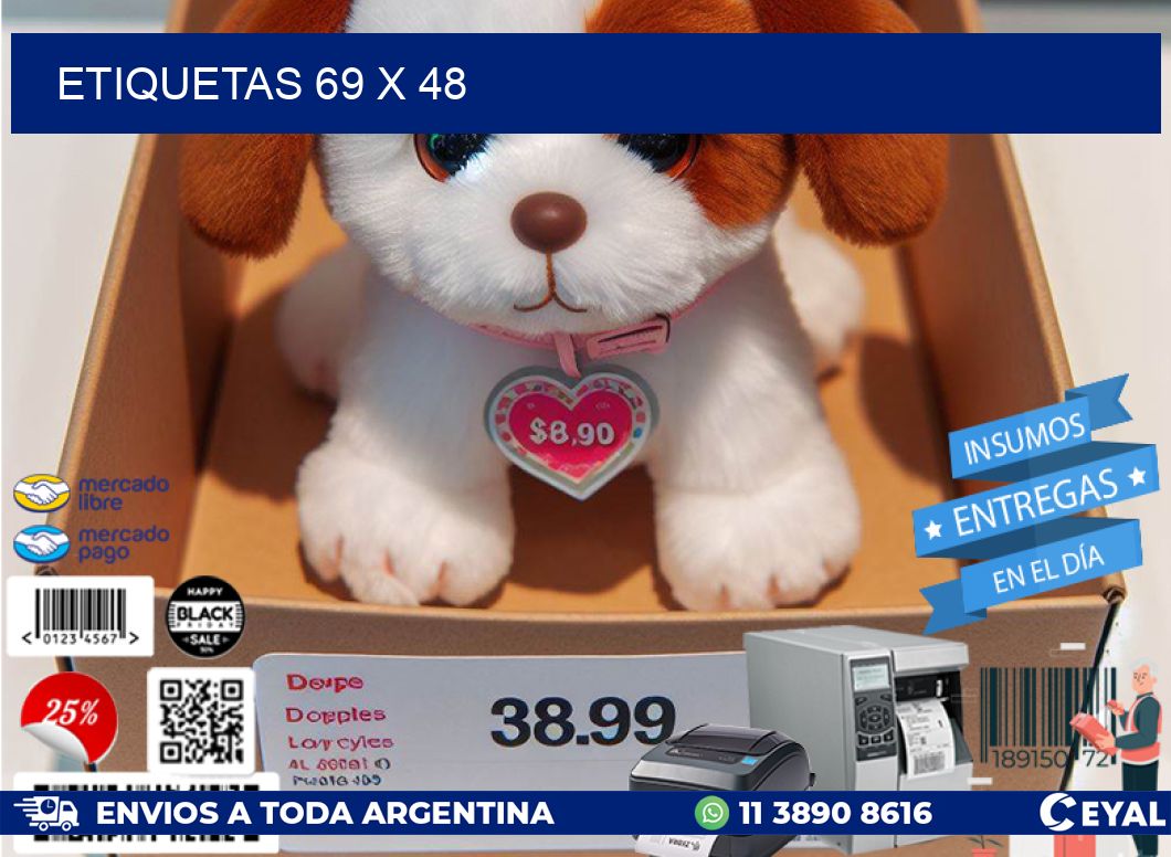 ETIQUETAS 69 x 48