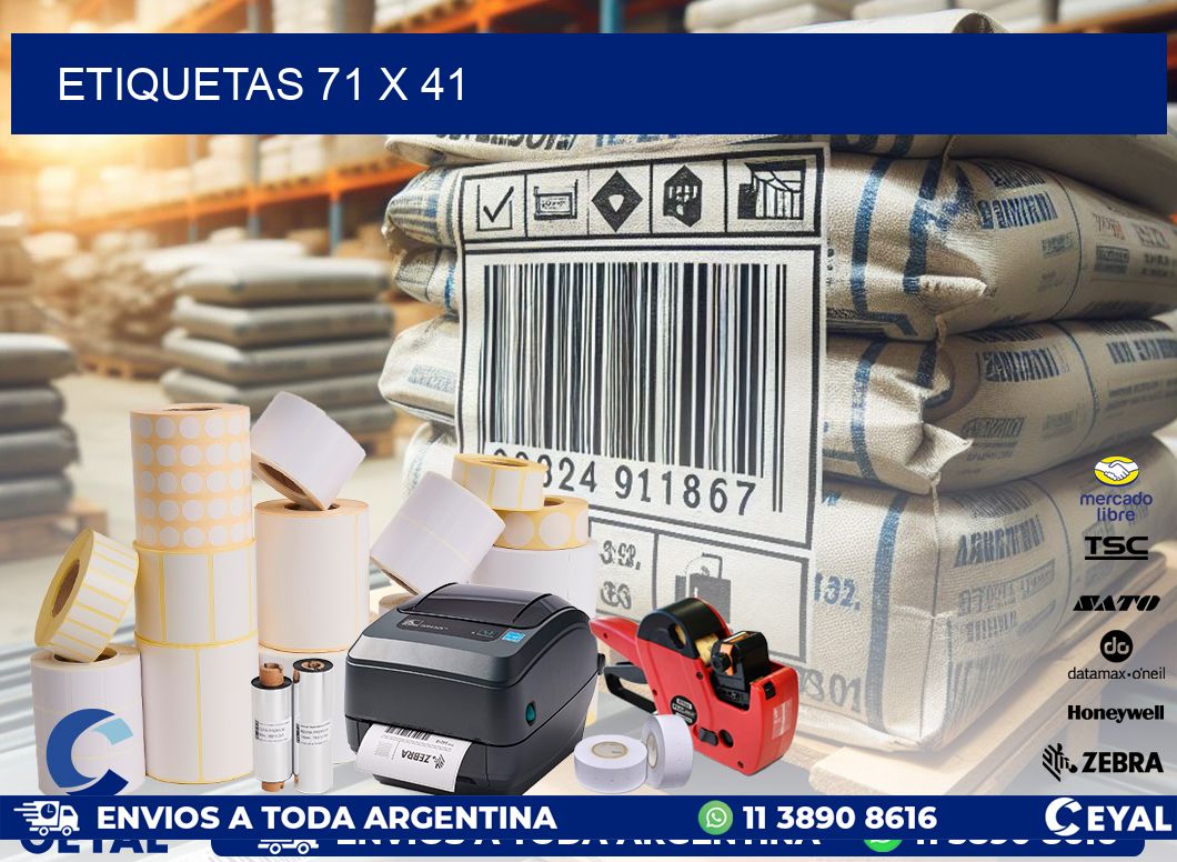 ETIQUETAS 71 x 41