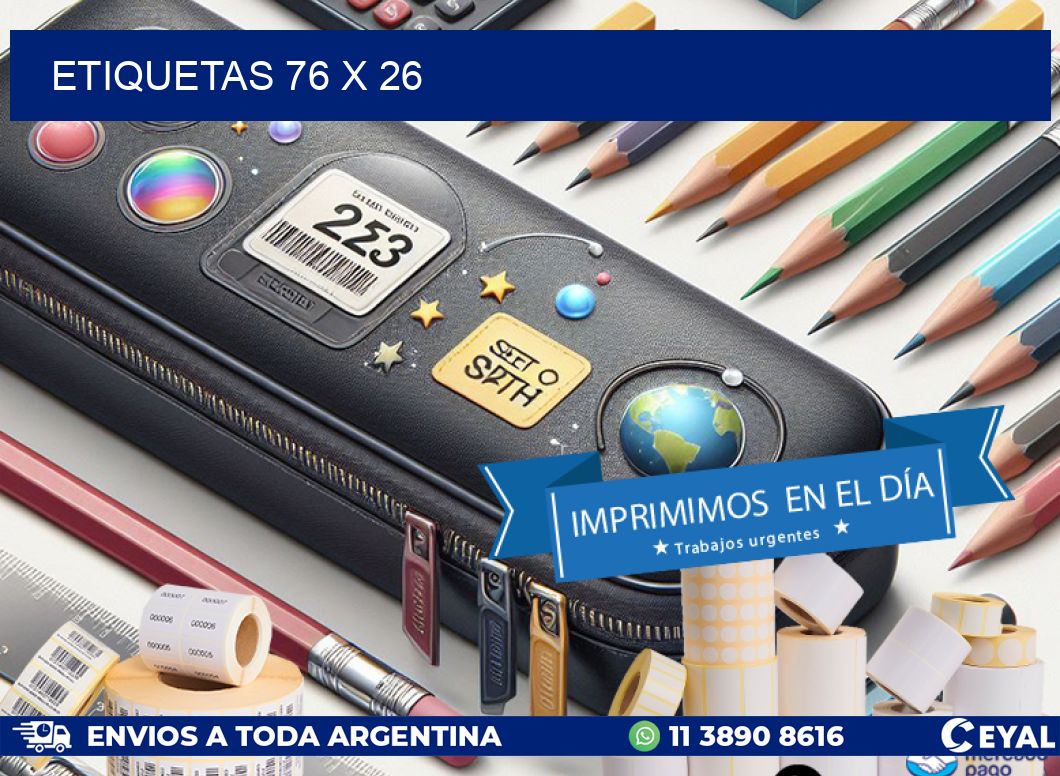 ETIQUETAS 76 x 26