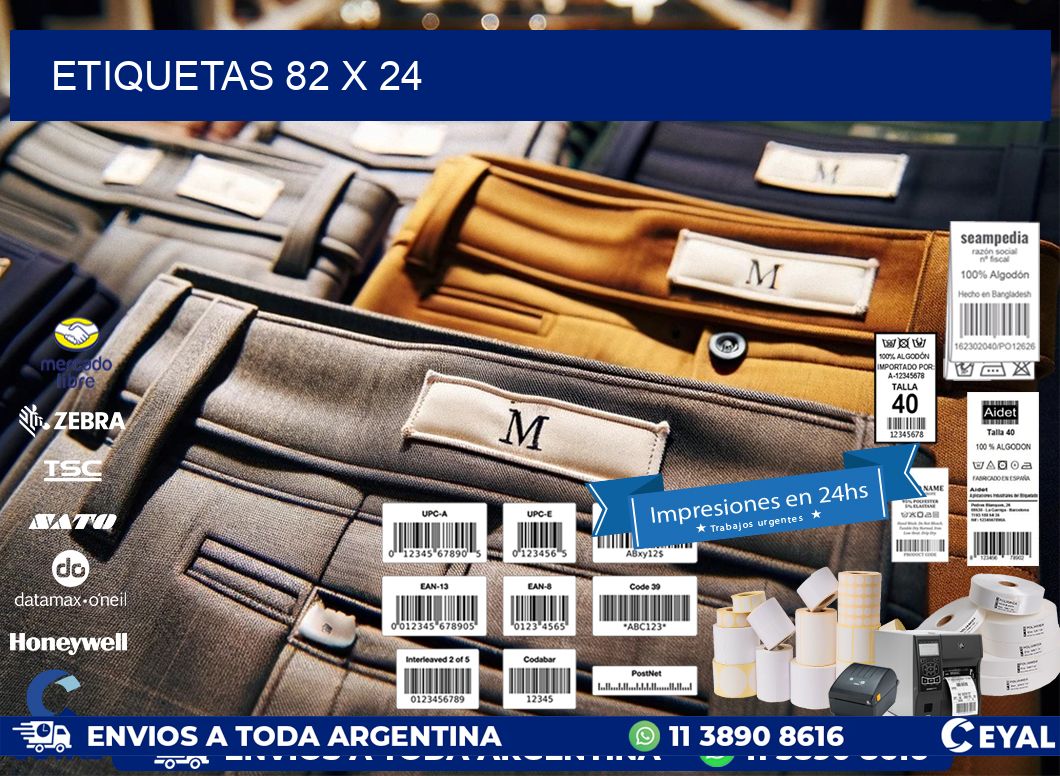ETIQUETAS 82 x 24