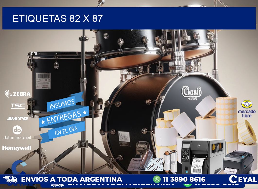 ETIQUETAS 82 x 87