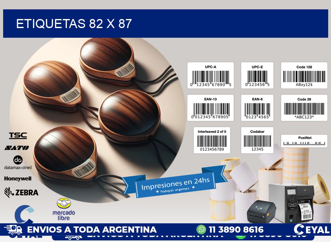 ETIQUETAS 82 x 87