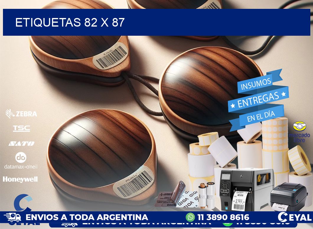 ETIQUETAS 82 x 87