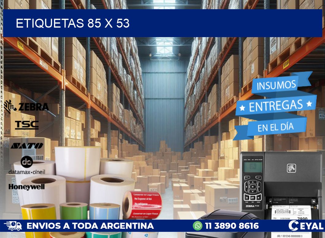 ETIQUETAS 85 x 53