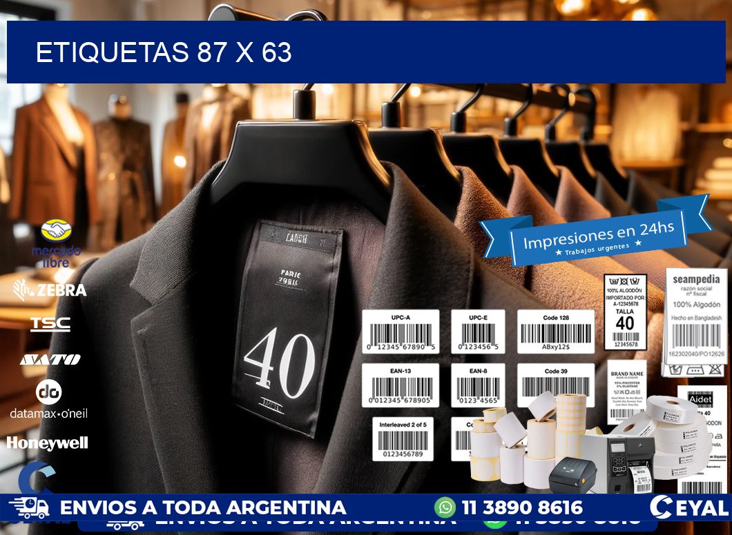 ETIQUETAS 87 x 63