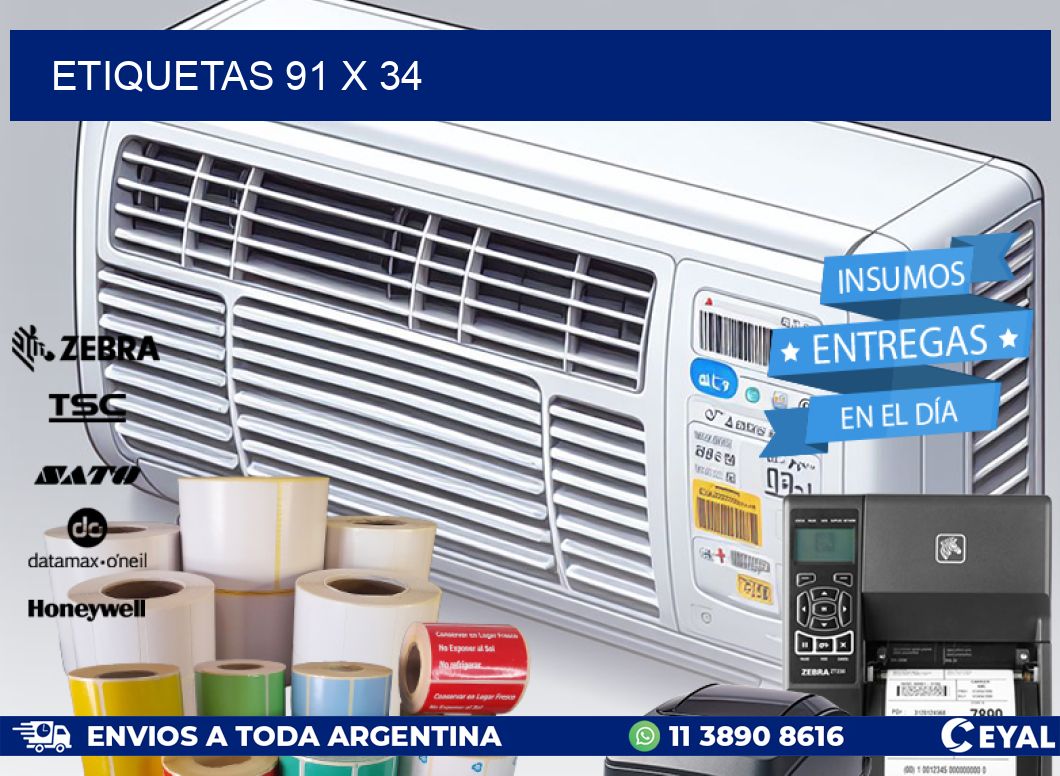 ETIQUETAS 91 x 34