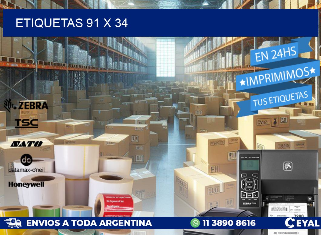 ETIQUETAS 91 x 34