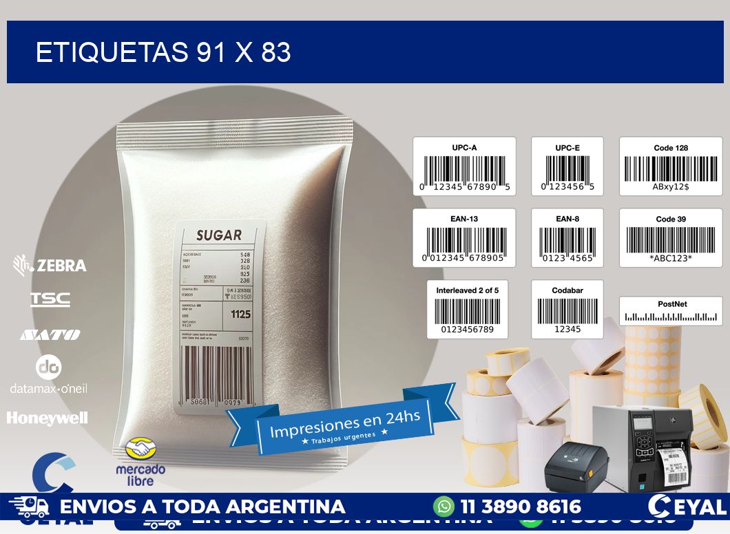 ETIQUETAS 91 x 83