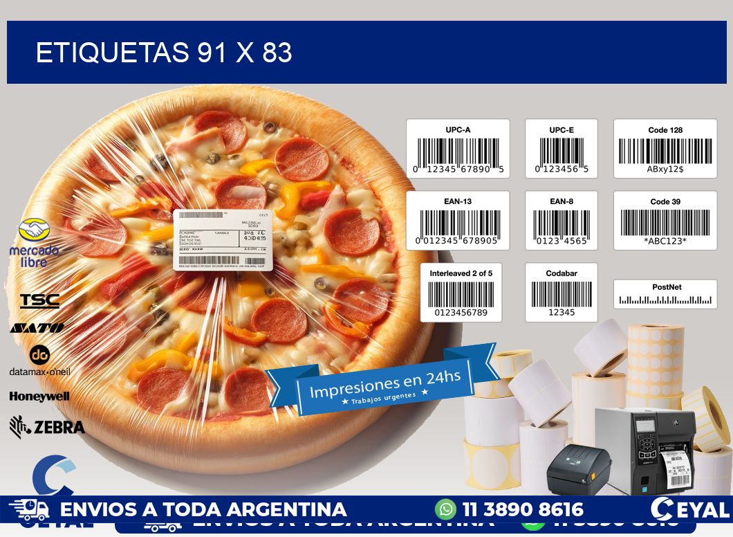 ETIQUETAS 91 x 83