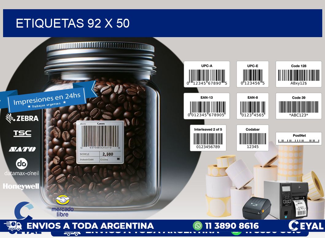 ETIQUETAS 92 x 50