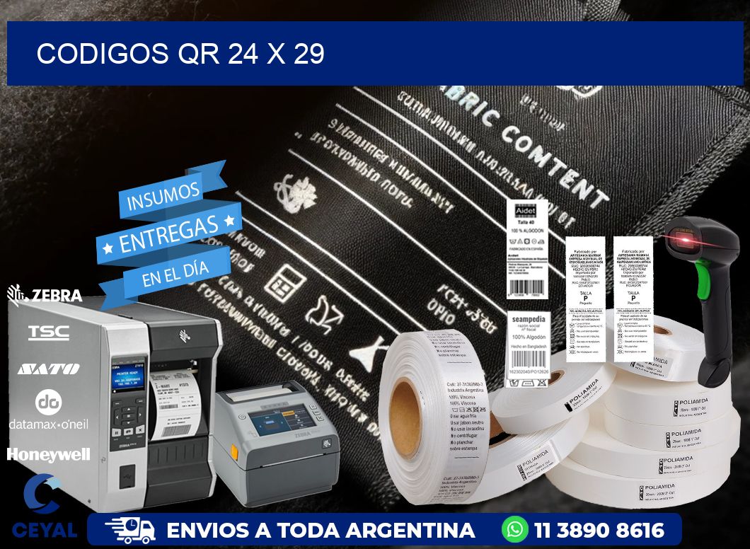 CODIGOS QR 24 x 29