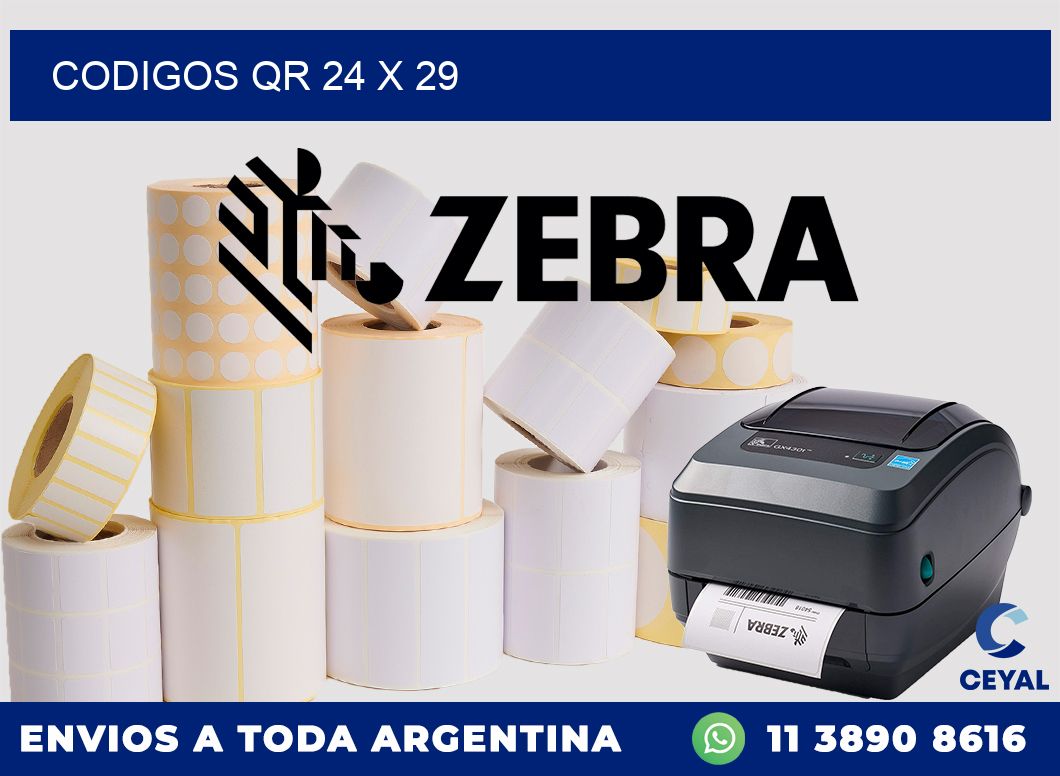 CODIGOS QR 24 x 29