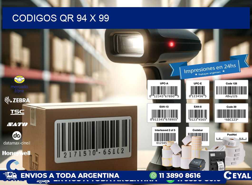 CODIGOS QR 94 x 99