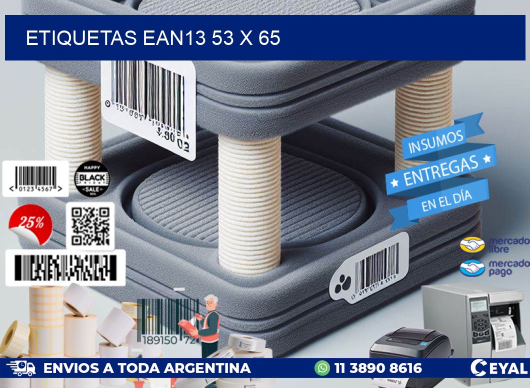 ETIQUETAS EAN13 53 x 65