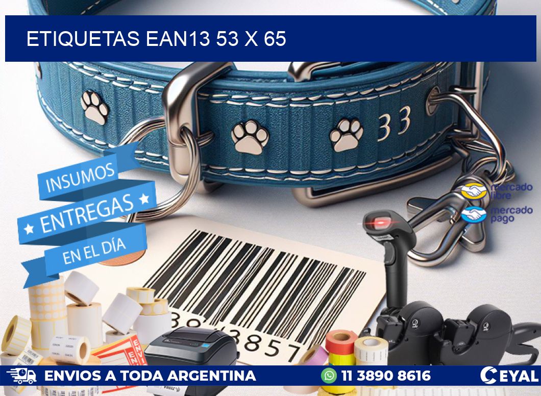 ETIQUETAS EAN13 53 x 65