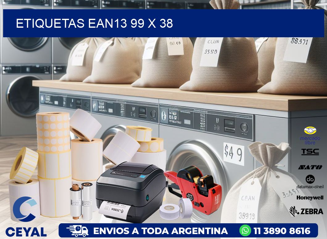ETIQUETAS EAN13 99 x 38