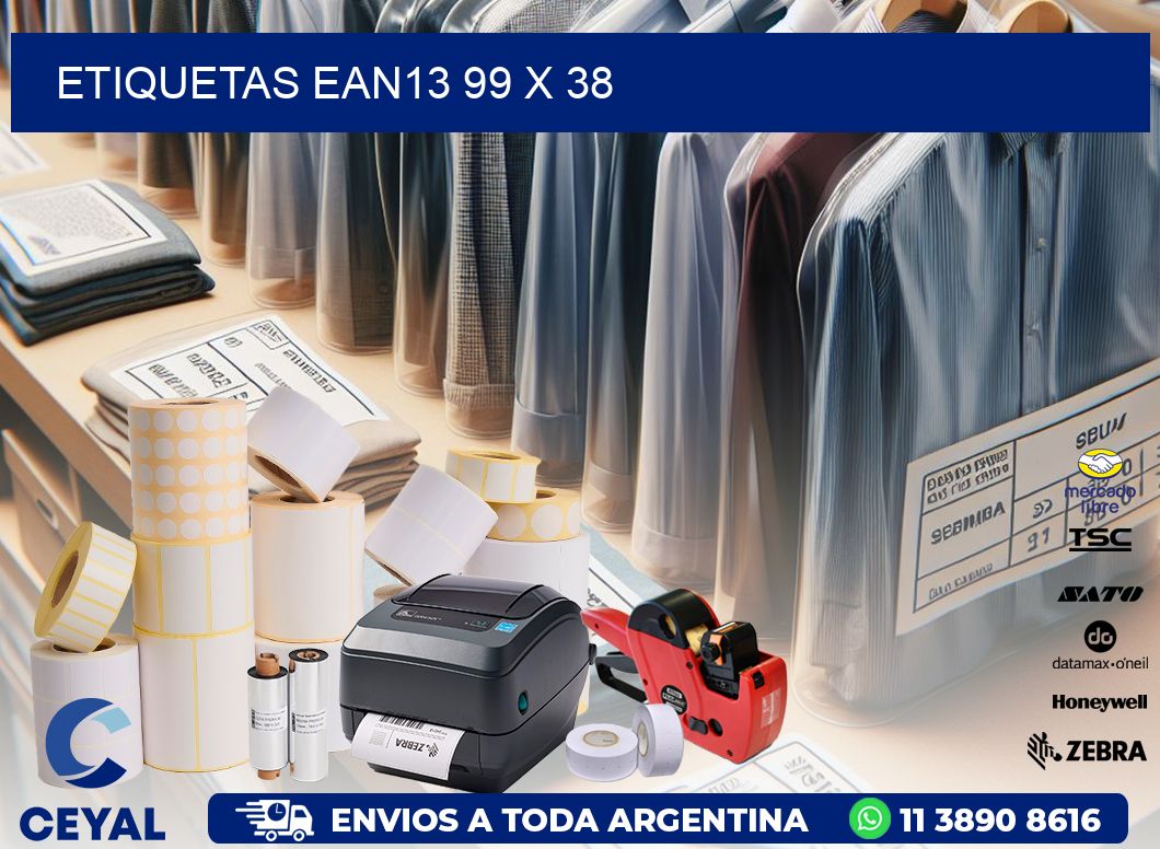 ETIQUETAS EAN13 99 x 38