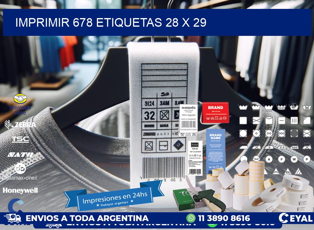 IMPRIMIR 678 ETIQUETAS 28 x 29