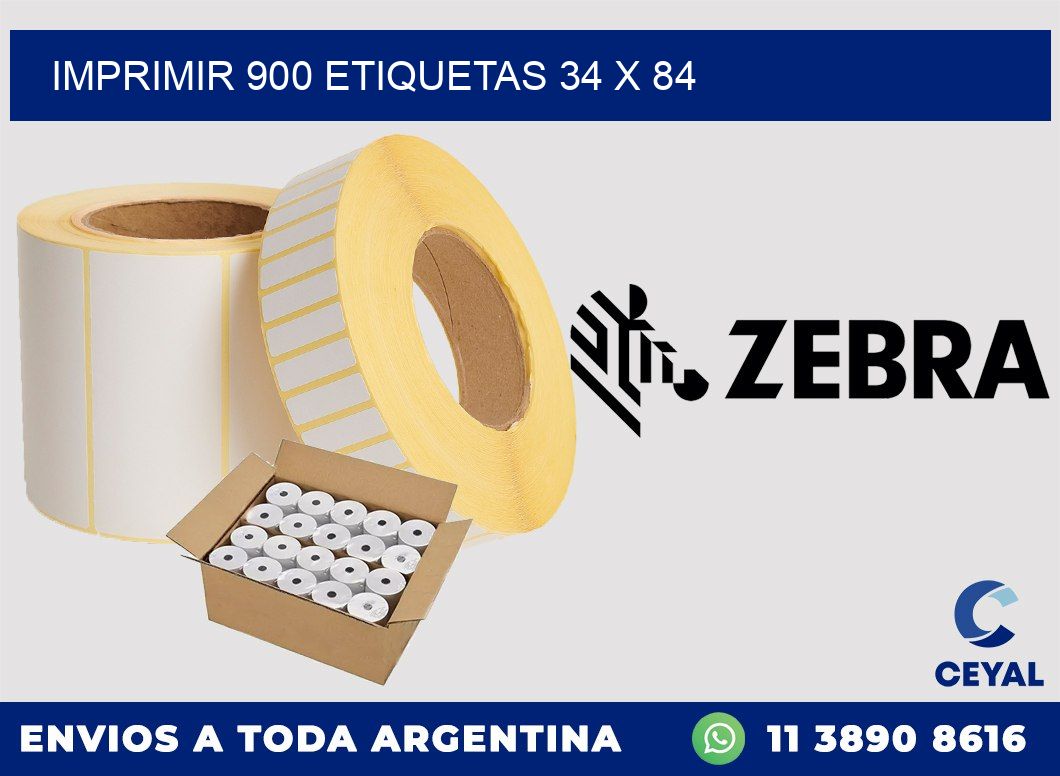 IMPRIMIR 900 ETIQUETAS 34 x 84