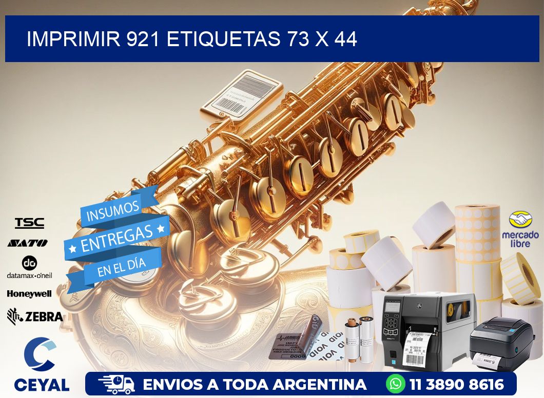 IMPRIMIR 921 ETIQUETAS 73 x 44