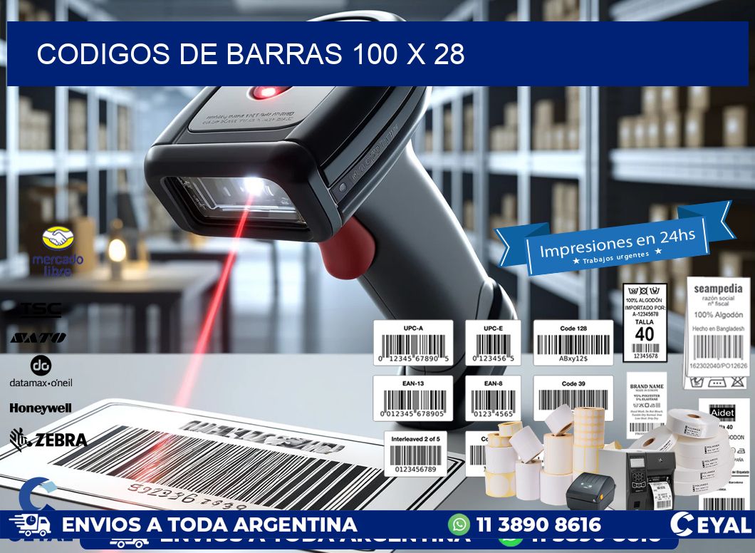 codigos de barras 100 x 28