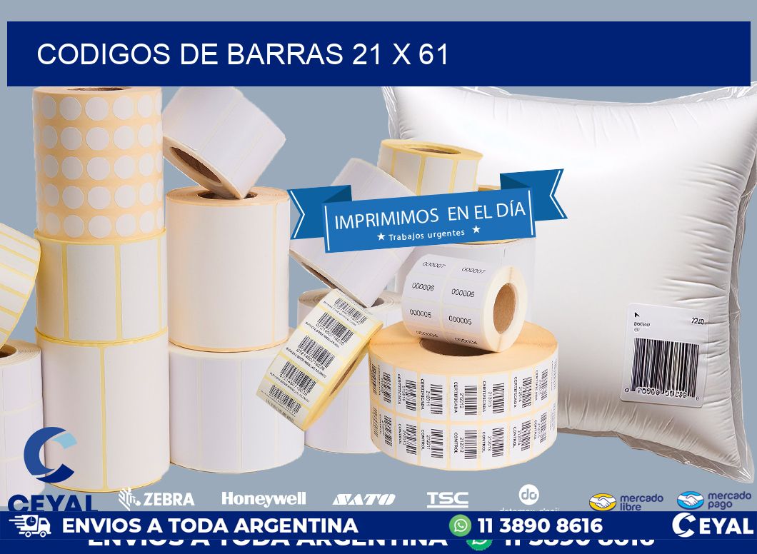 codigos de barras 21 x 61