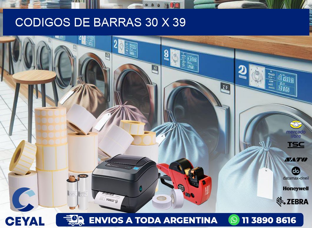 codigos de barras 30 x 39