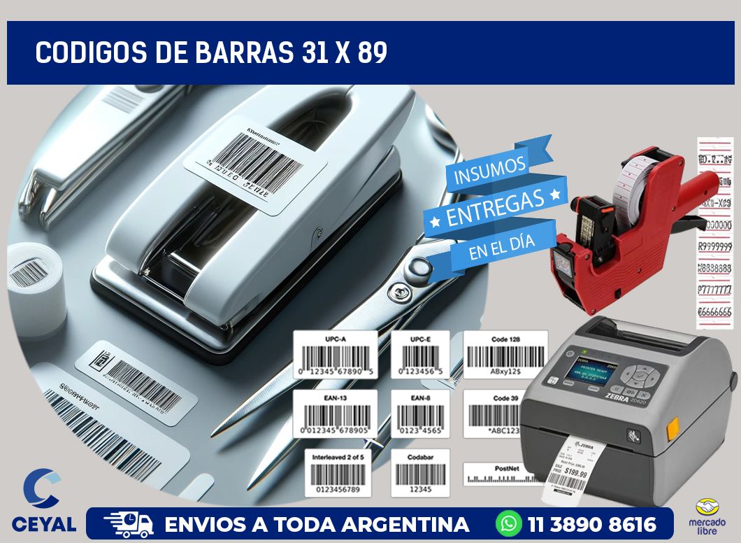 codigos de barras 31 x 89