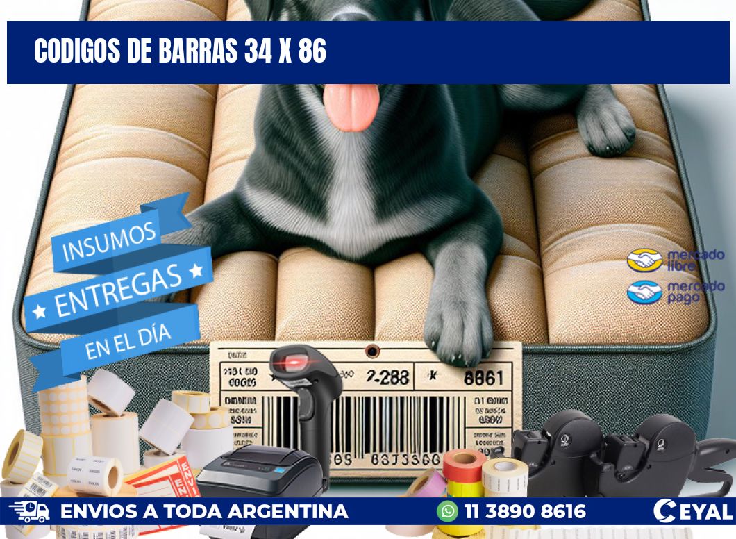 codigos de barras 34 x 86