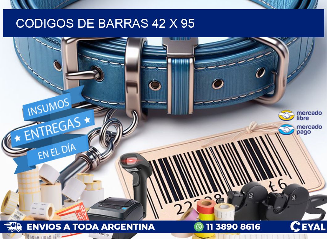 codigos de barras 42 x 95