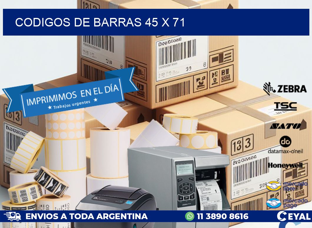 codigos de barras 45 x 71