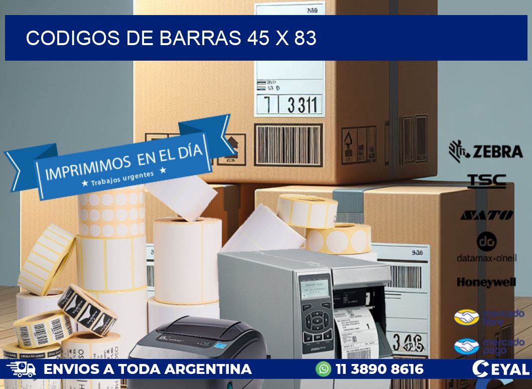 codigos de barras 45 x 83