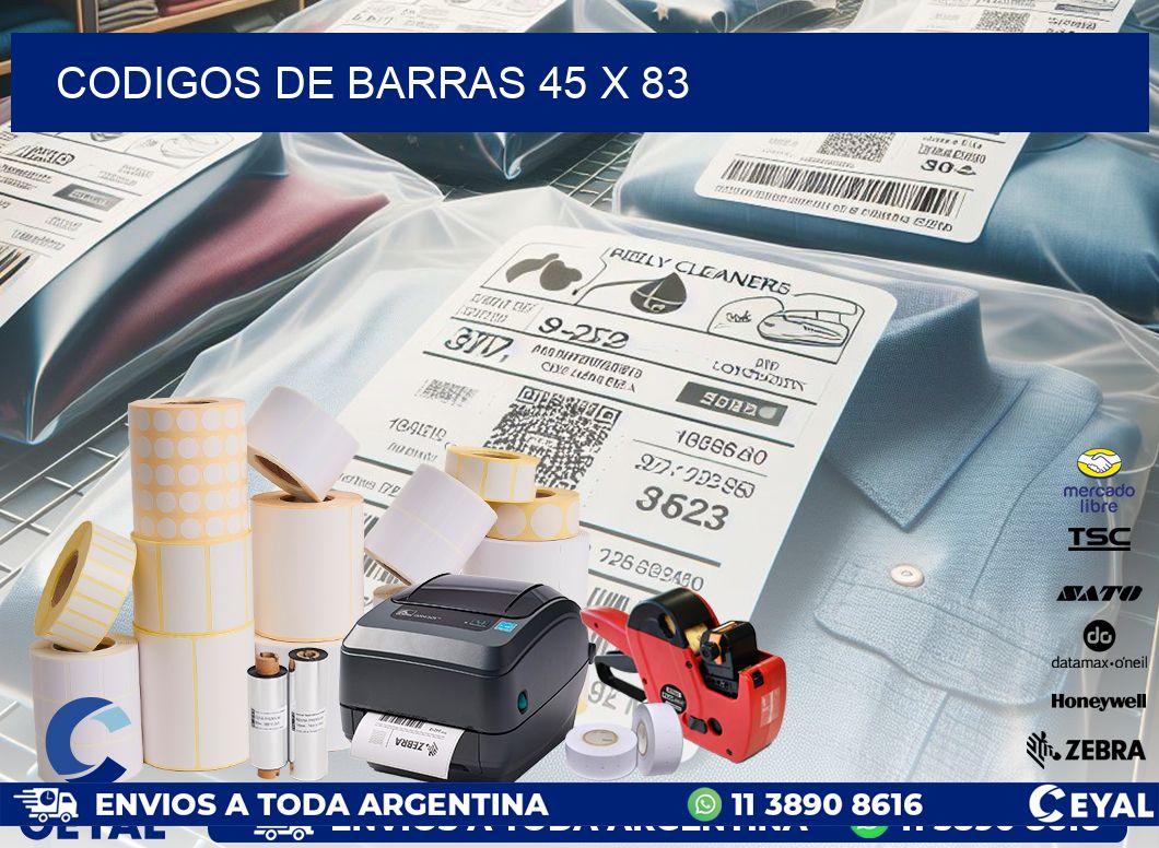 codigos de barras 45 x 83