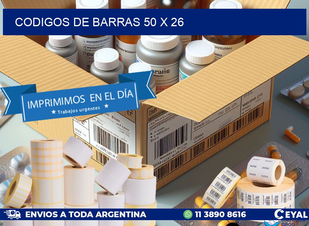 codigos de barras 50 x 26