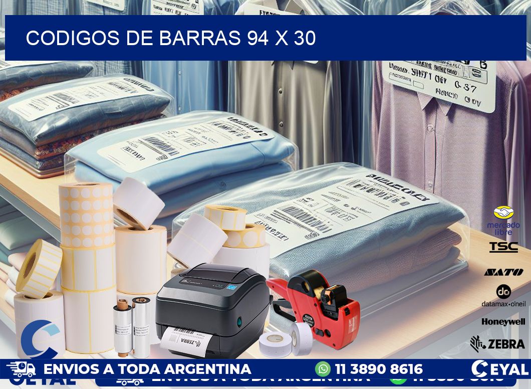 codigos de barras 94 x 30