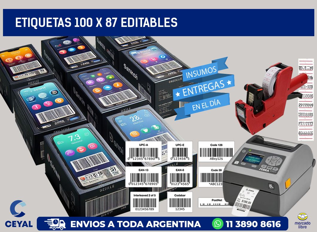 ETIQUETAS 100 x 87 EDITABLES