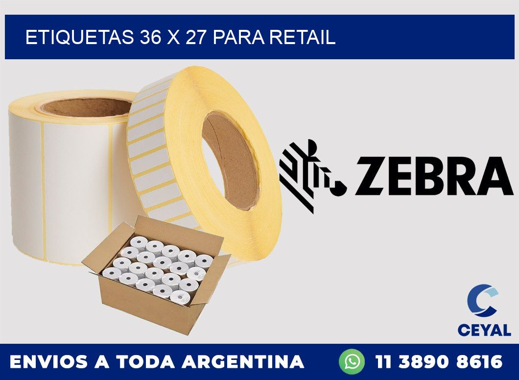 ETIQUETAS 36 x 27 PARA RETAIL