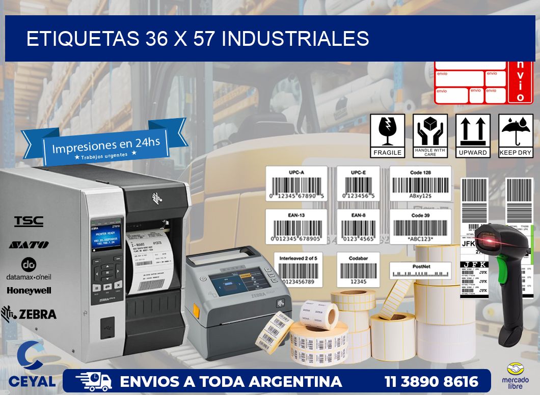 ETIQUETAS 36 x 57 INDUSTRIALES
