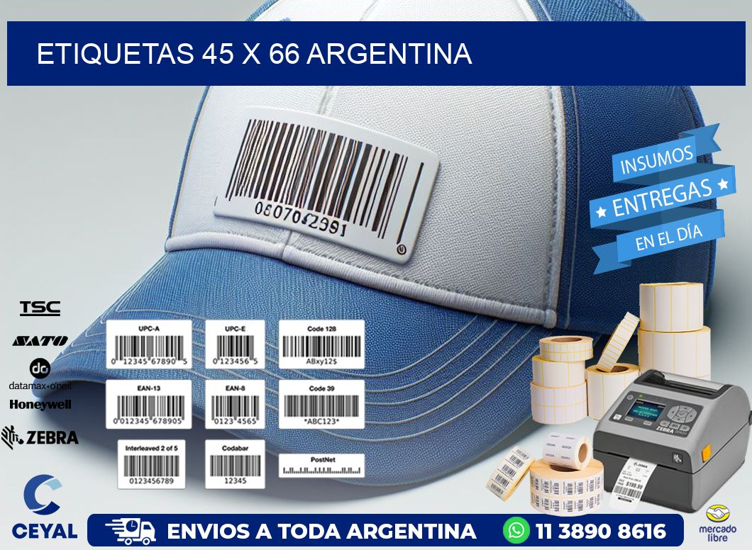 ETIQUETAS 45 x 66 ARGENTINA