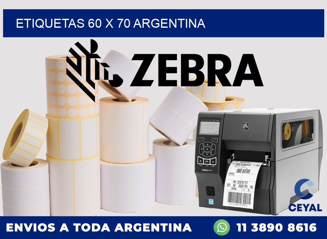 ETIQUETAS 60 x 70 ARGENTINA
