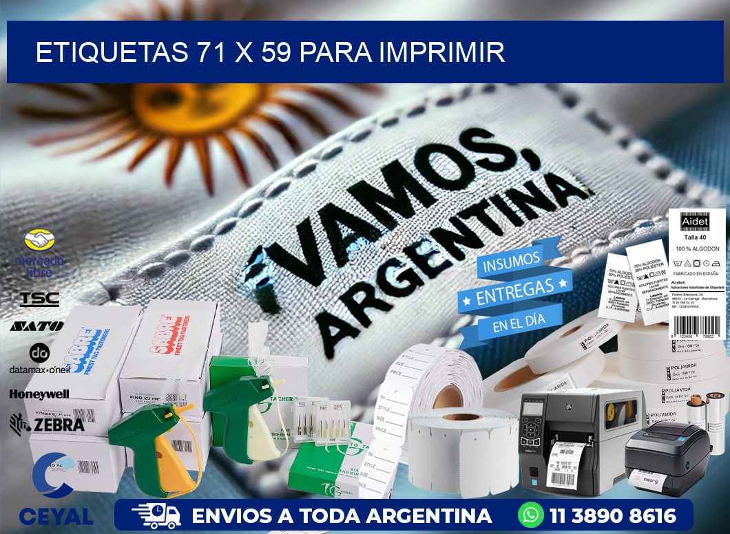 ETIQUETAS 71 x 59 PARA IMPRIMIR