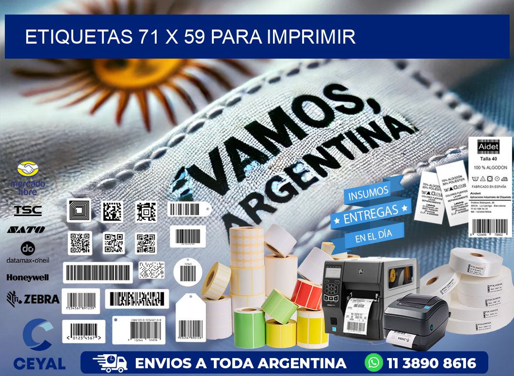 ETIQUETAS 71 x 59 PARA IMPRIMIR
