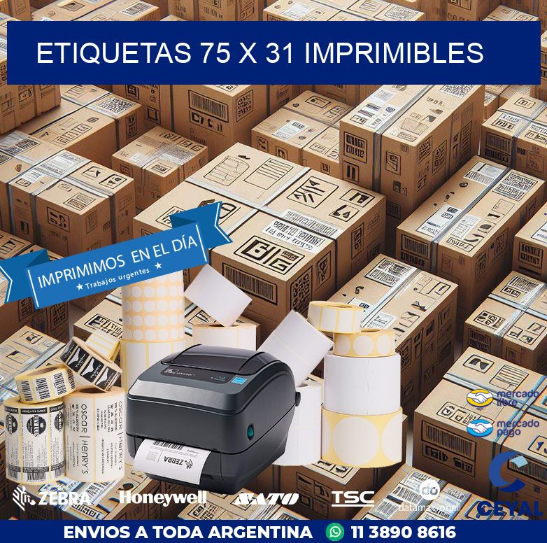 ETIQUETAS 75 x 31 IMPRIMIBLES