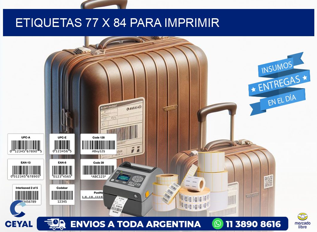 ETIQUETAS 77 x 84 PARA IMPRIMIR