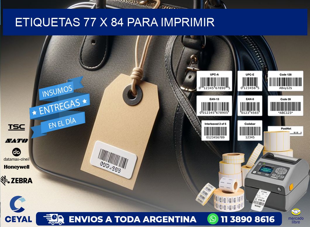ETIQUETAS 77 x 84 PARA IMPRIMIR