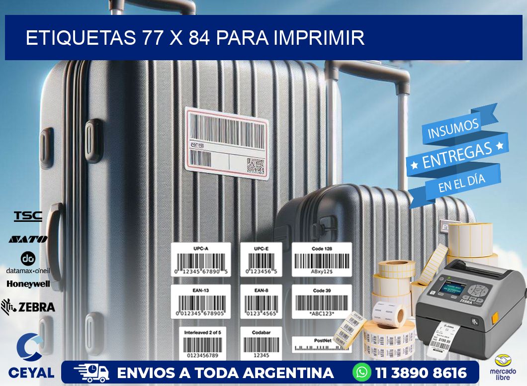 ETIQUETAS 77 x 84 PARA IMPRIMIR