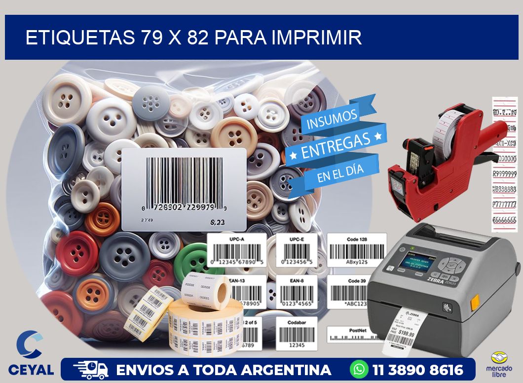 ETIQUETAS 79 x 82 PARA IMPRIMIR