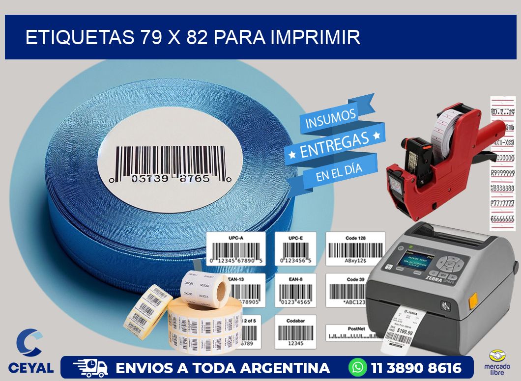 ETIQUETAS 79 x 82 PARA IMPRIMIR
