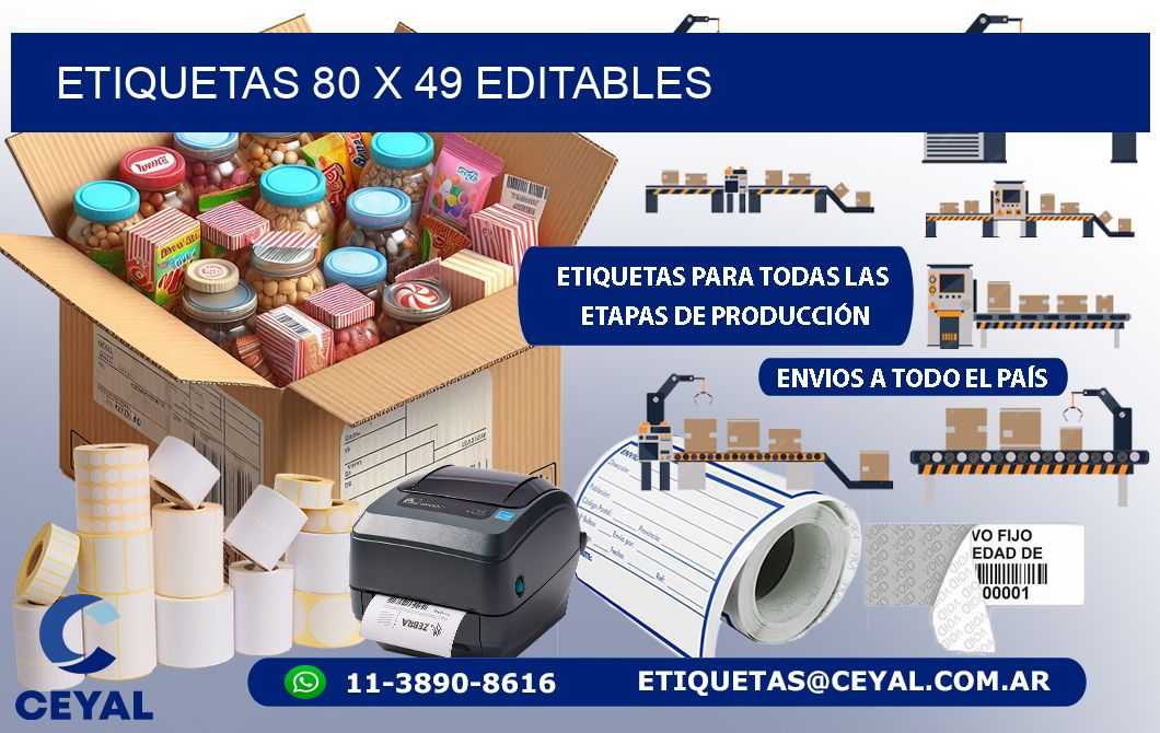 ETIQUETAS 80 x 49 EDITABLES