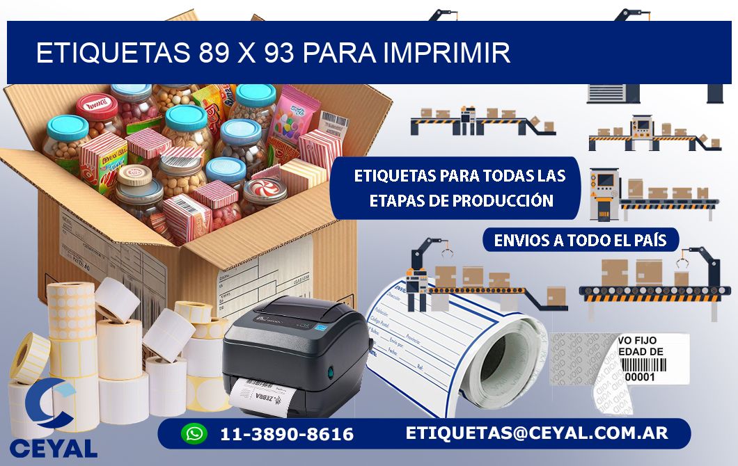 ETIQUETAS 89 x 93 PARA IMPRIMIR
